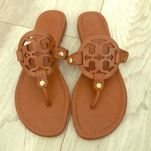 Tory Burch Brown Miller Sandals